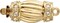 The Beadsmith Push Pull Slide Clasp – Elegant Elements – Strand Designs – Component to Finish or Connect Bracelets, Necklaces and DIY Handmade Jewelry